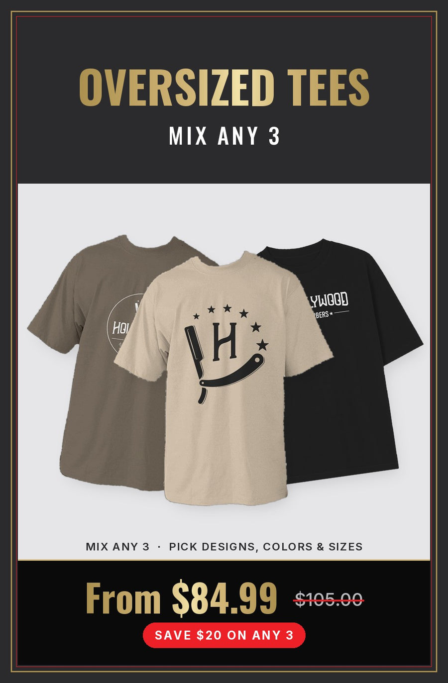 Oversized – Mix Any 3