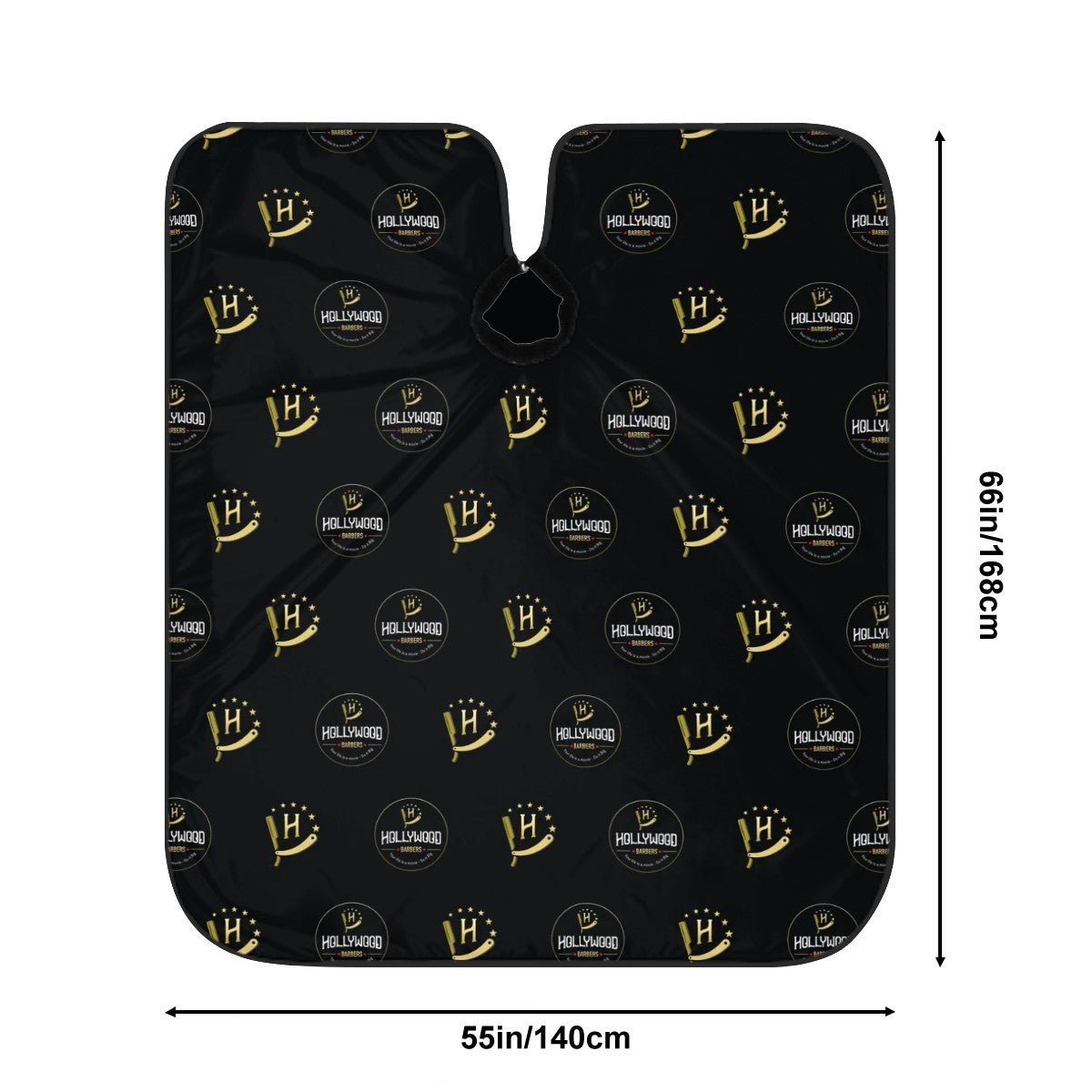 Barber Cape - Mix Black