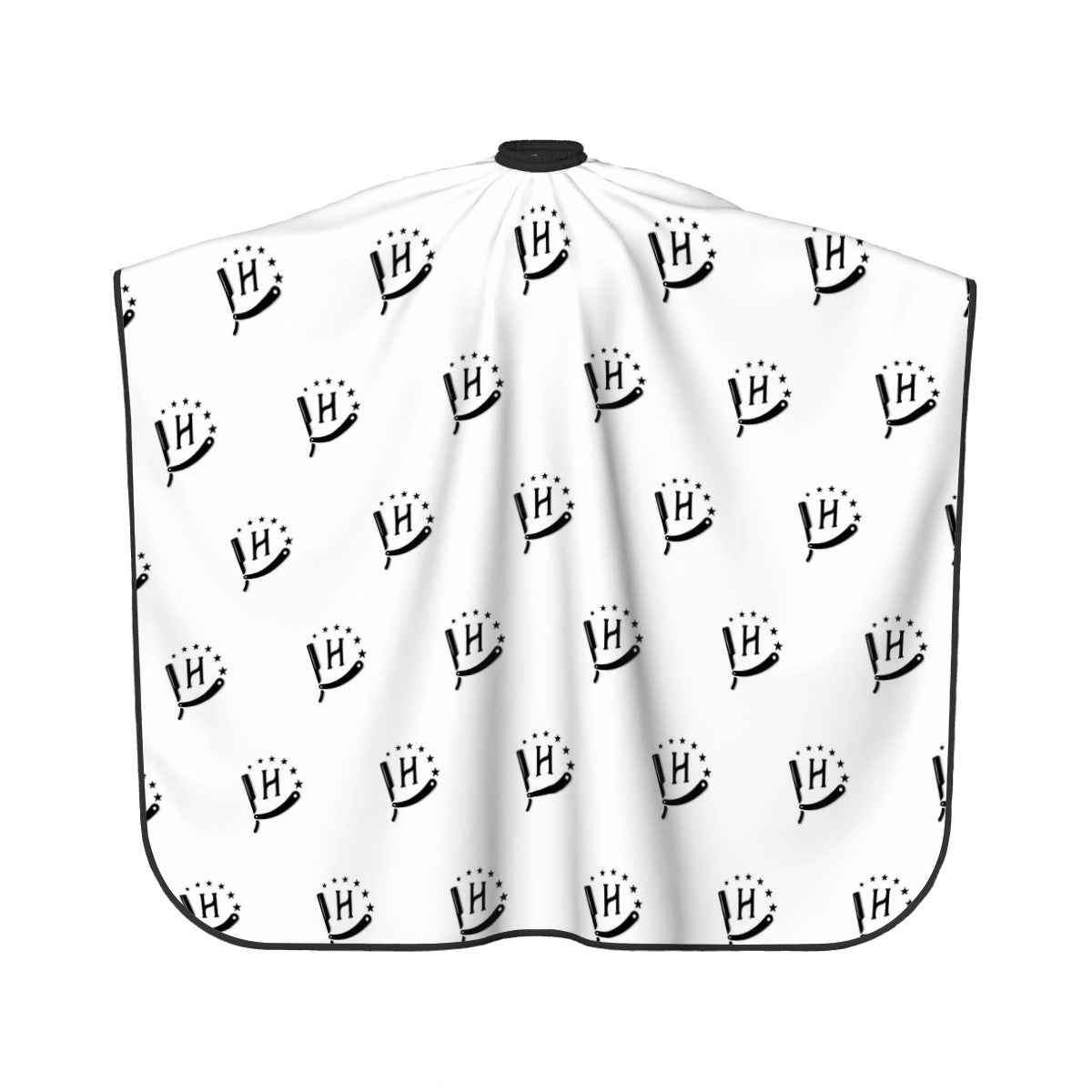 Barber Cape - Razor White