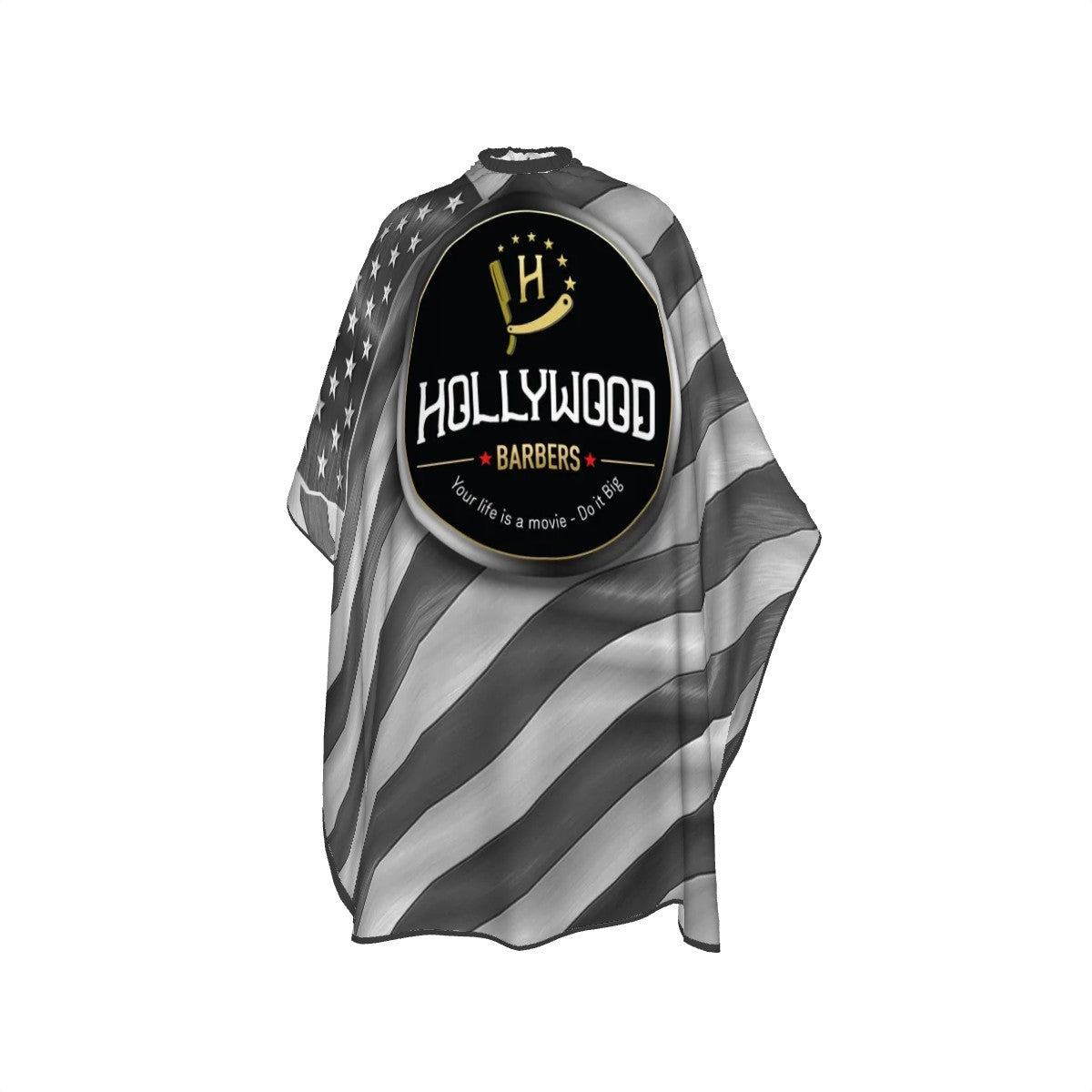 Kids Cape - Chrome Flag Silver