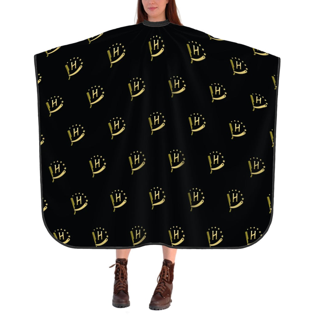 Barber Cape - Razor Black
