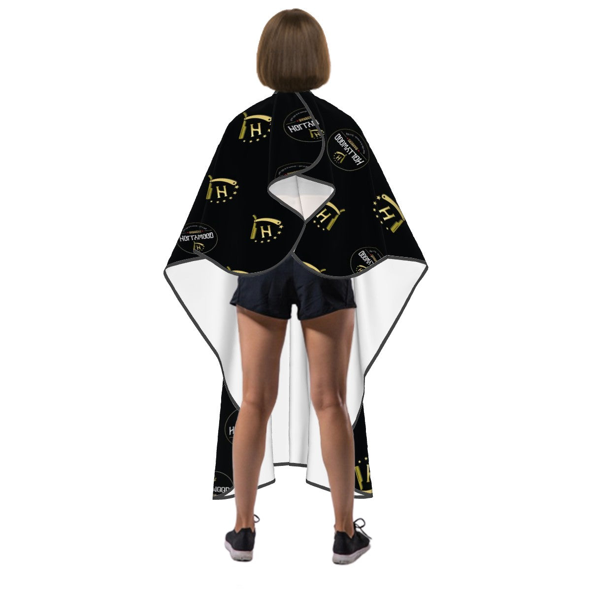 Barber Cape - Mix Black