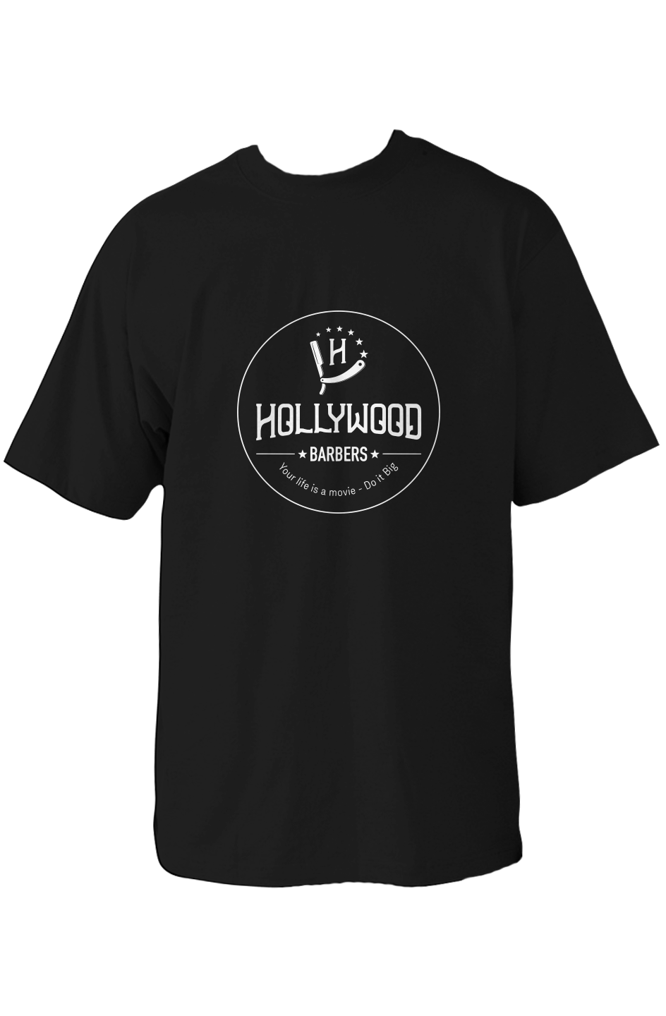 Hollywood Barbers Circle Oversized Tee