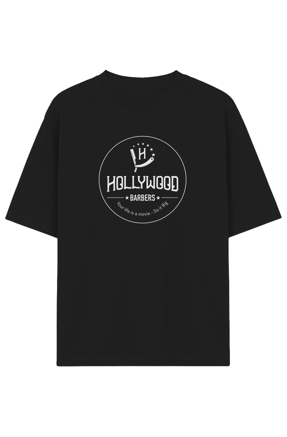Hollywood Barbers Circle Drop Shoulder Tee