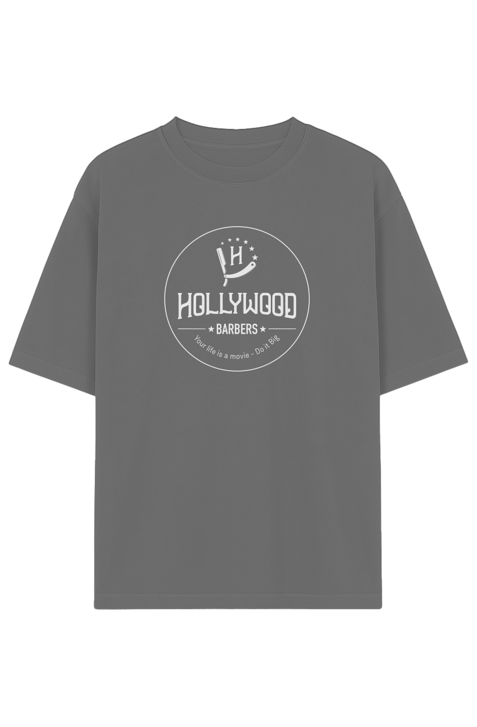 Round Logo Drop-Shoulder Tee