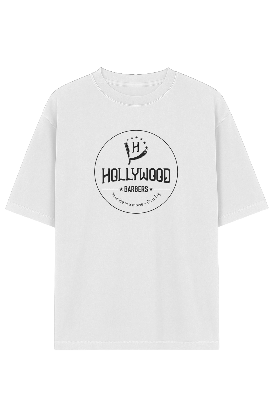 Round Logo Drop-Shoulder Tee