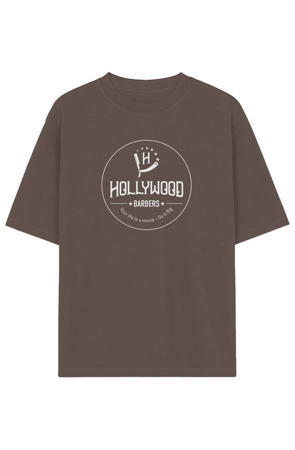 Round Logo Drop-Shoulder Tee