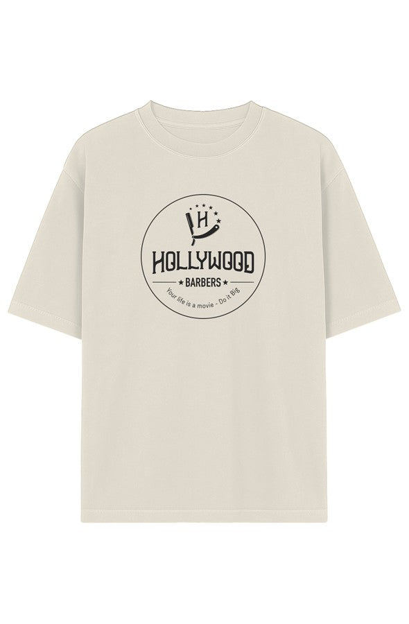 Round Logo Drop-Shoulder Tee