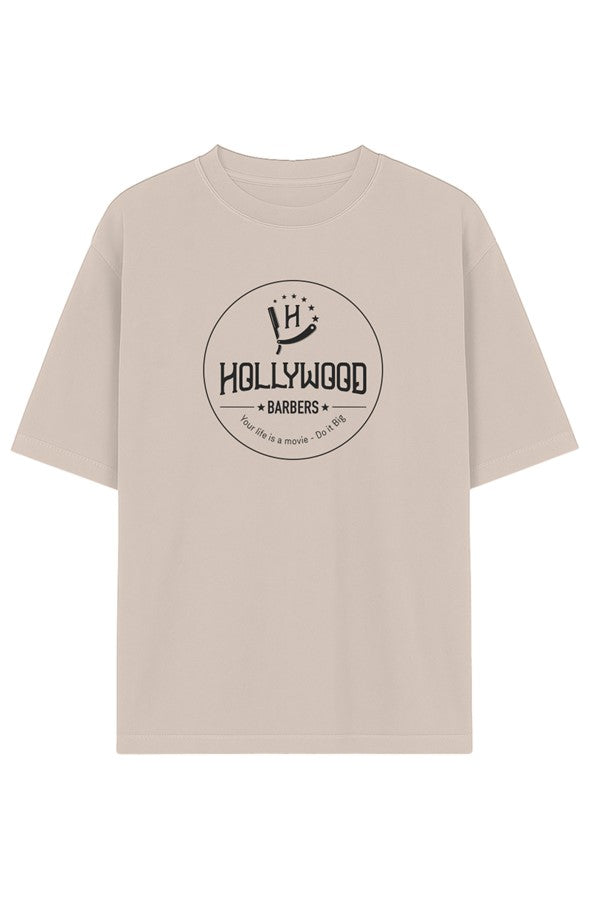 Round Logo Drop-Shoulder Tee