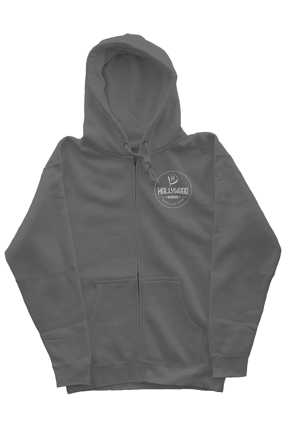 Hollywood Barbers Circle Zip Hoodie