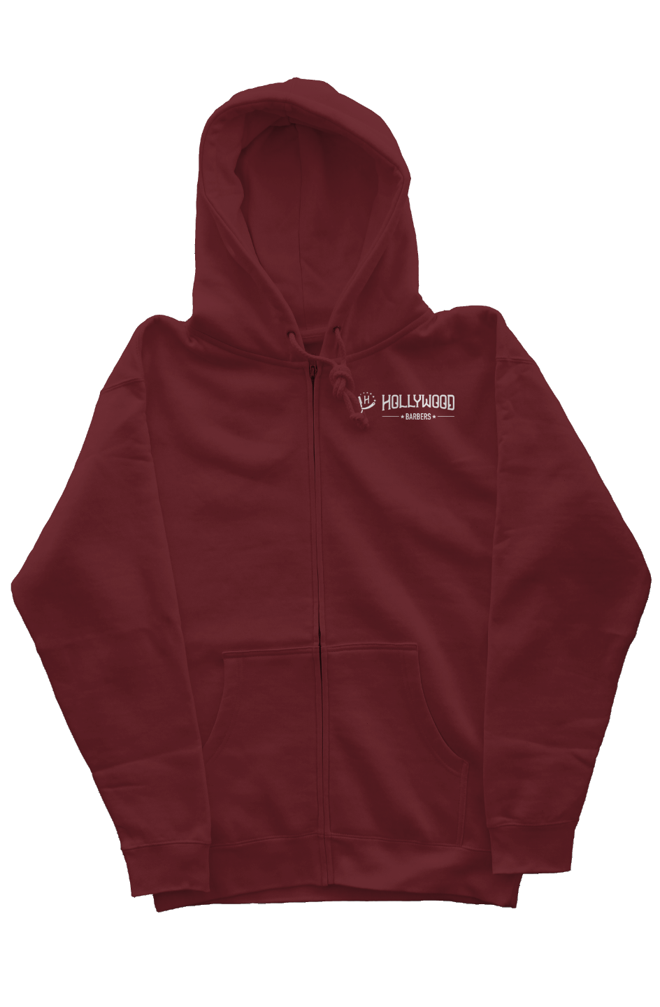 Hollywood Barbers Logo Zip Hoodie