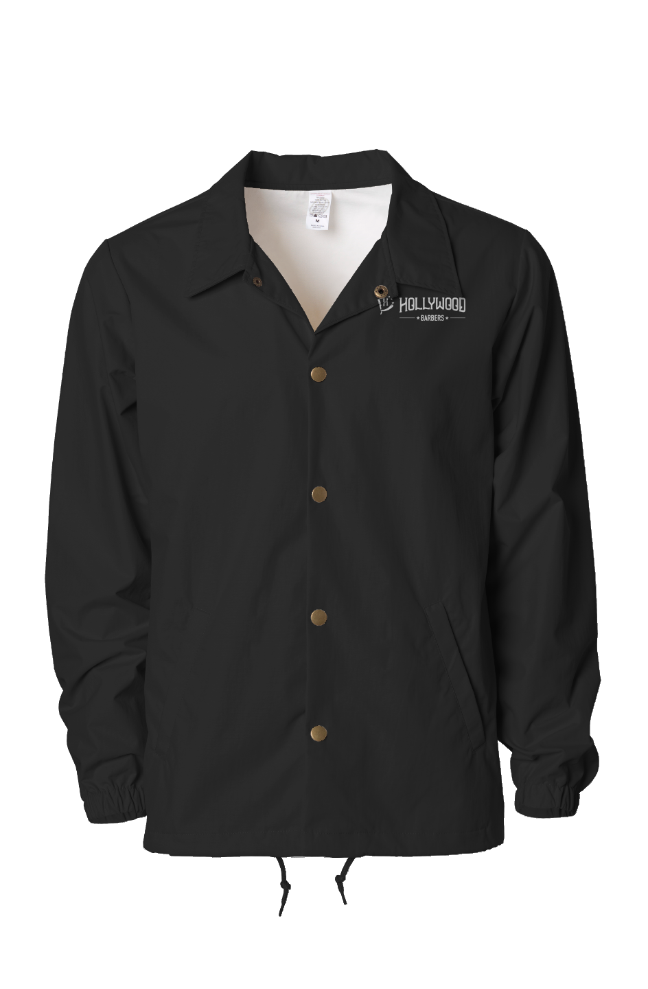 Hollywood Barbers Logo Coach Jacket