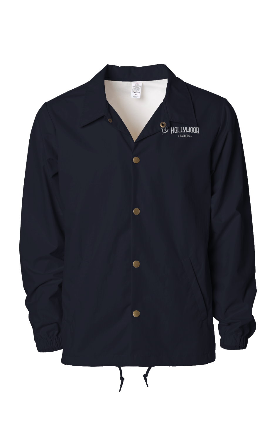 Hollywood Barbers Logo Coach Jacket