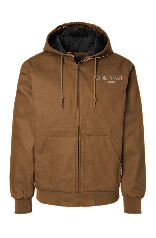 Hollywood Barbers Logo Canvas Work Jacket