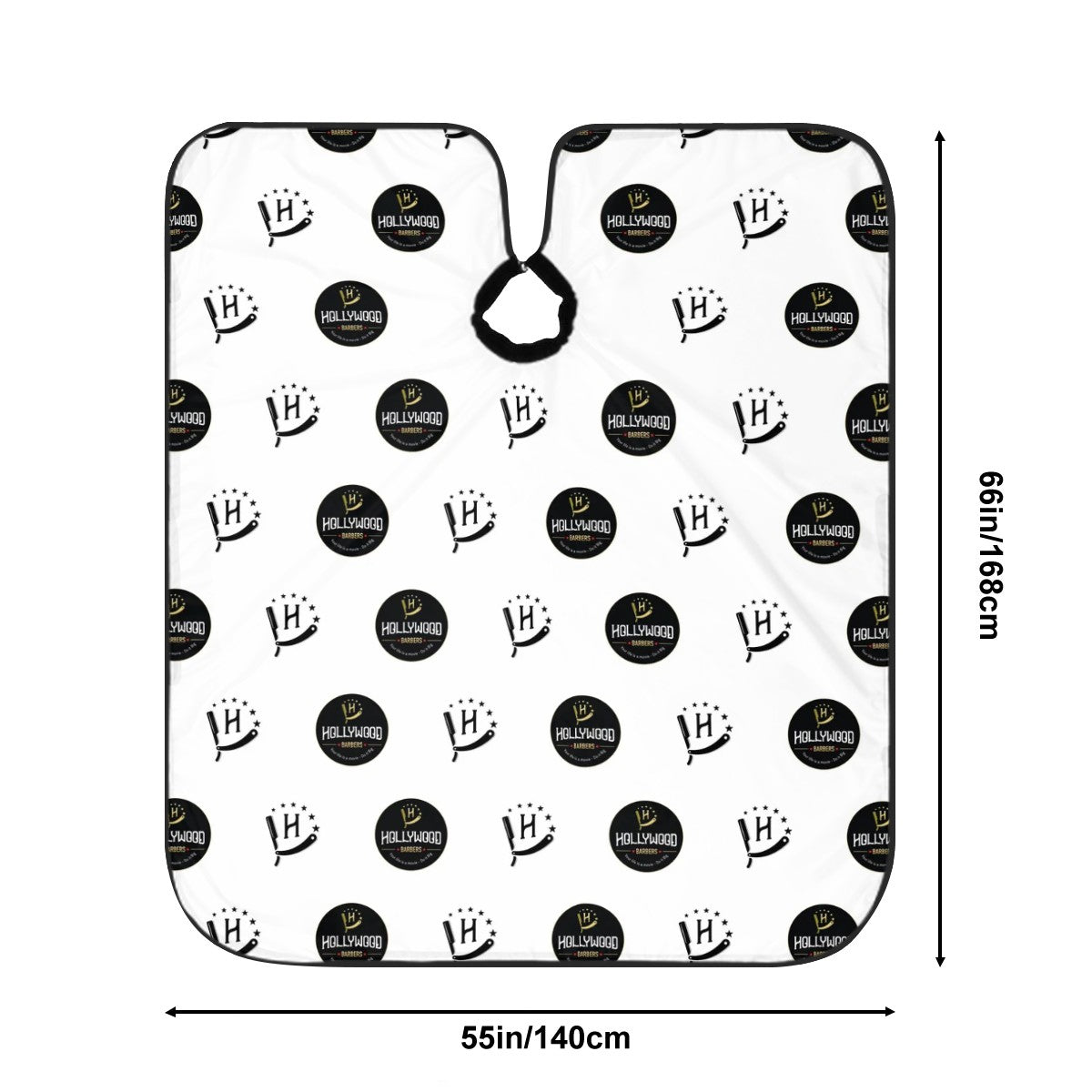 Barber Cape - Mix White