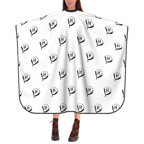 Barber Cape - Razor White
