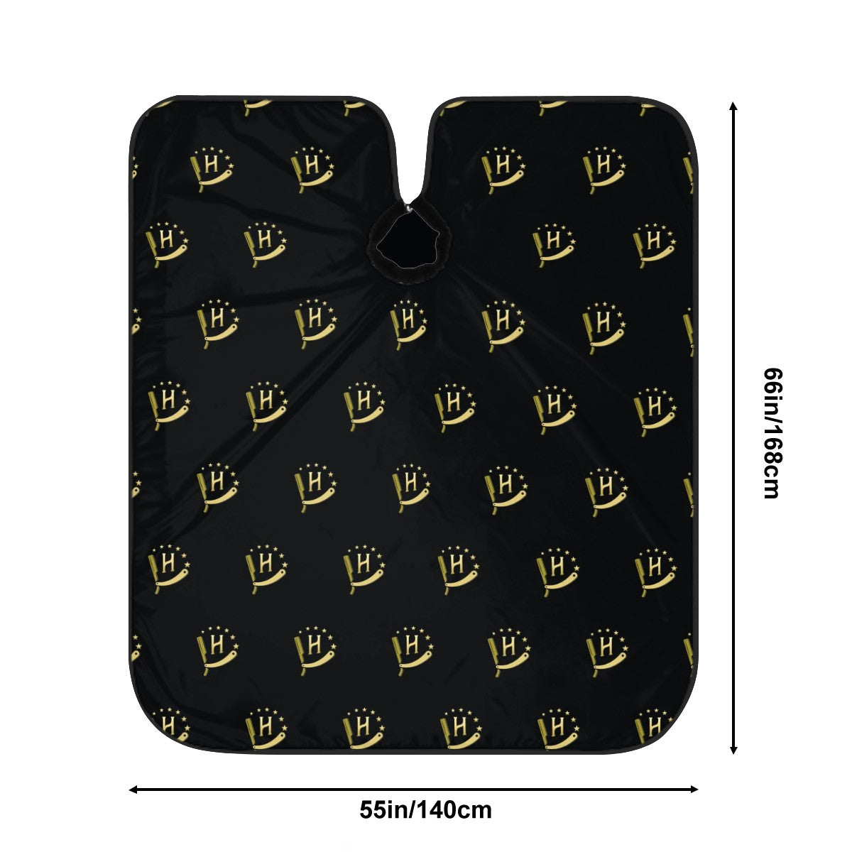 Barber Cape - Razor Black